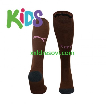 Manchester City Golmanski Domaći Dječji Sportske Čarape 2024-2025